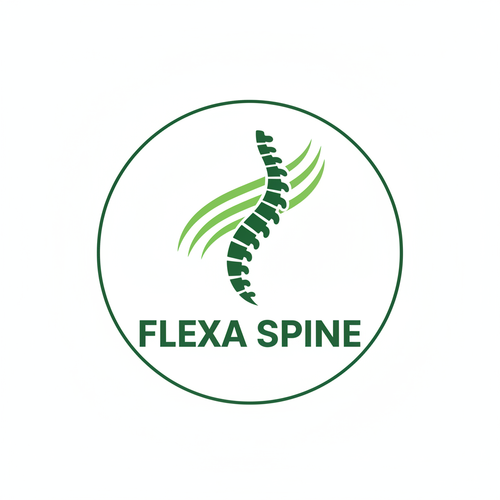 FlexaSpine Logo - White Background